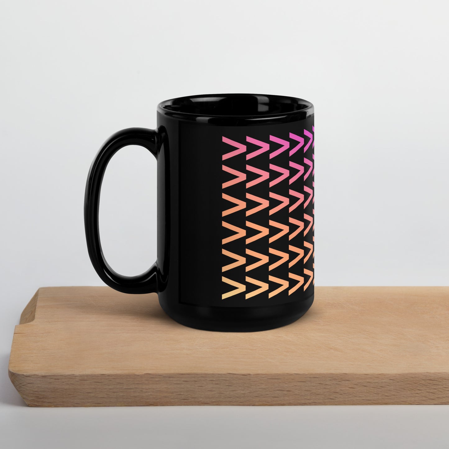 Black Glossy Mug